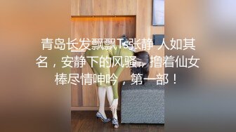 青岛长发飘飘Ts张静 人如其名，安静下的风骚，撸着仙女棒尽情呻吟，第一部！