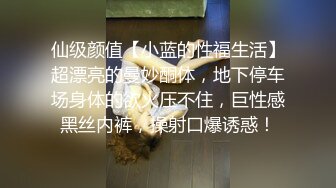 仙级颜值【小蓝的性福生活】超漂亮的曼妙酮体，地下停车场身体的欲火压不住，巨性感黑丝内裤，操射口爆诱惑！