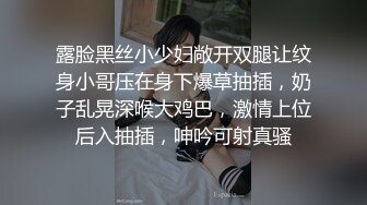 露脸黑丝小少妇敞开双腿让纹身小哥压在身下爆草抽插，奶子乱晃深喉大鸡巴，激情上位后入抽插，呻吟可射真骚