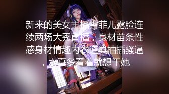 新来的美女主播雪菲儿露脸连续两场大秀直播，身材苗条性感身材情趣内衣道具抽插骚逼，水真多看着就想干她