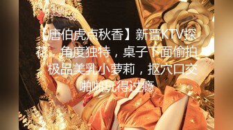 【唐伯虎点秋香】新晋KTV探花，角度独特，桌子下面偷拍，极品美乳小萝莉，抠穴口交啪啪玩得过瘾