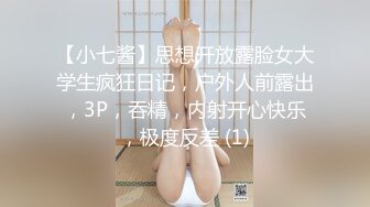 【小七酱】思想开放露脸女大学生疯狂日记，户外人前露出，3P，吞精，内射开心快乐，极度反差 (1)