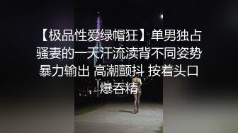 【极品性爱绿帽狂】单男独占骚妻的一天汗流渎背不同姿势暴力输出 高潮颤抖 按着头口爆吞精