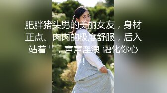 肥胖猪头男的美丽女友，身材正点、肉肉的极度舒服，后入站着艹，声声淫浪 融化你心！