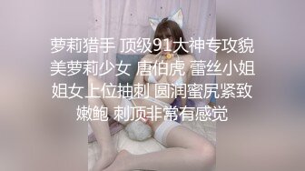 萝莉猎手 顶级91大神专攻貌美萝莉少女 唐伯虎 蕾丝小姐姐女上位抽刺 圆润蜜尻紧致嫩鲍 刺顶非常有感觉