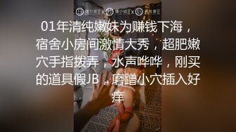 01年清纯嫩妹为赚钱下海，宿舍小房间激情大秀，超肥嫩穴手指拨弄，水声哗哗，刚买的道具假JB，磨蹭小穴插入好痒