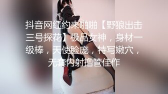 抖音网红约来啪啪【野狼出击三号探花】极品女神，身材一级棒，天使脸庞，特写嫩穴，无套内射撸管佳作