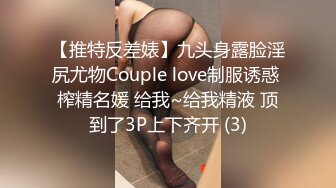 【推特反差婊】九头身露脸淫尻尤物Couple love制服诱惑 榨精名媛 给我~给我精液 顶到了3P上下齐开 (3)