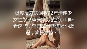 极度反差婊调教02年清纯少女性奴～审美疲劳就换点口味看这些，鸡巴跳蛋塞进骚小嫩逼，疯狂摩擦～1