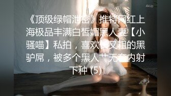 《顶级绿帽泄密》推特网红上海极品丰满白皙媚黑人妻【小骚喵】私拍，喜欢长又粗的黑驴屌，被多个黑人艹无套内射下种 (5)